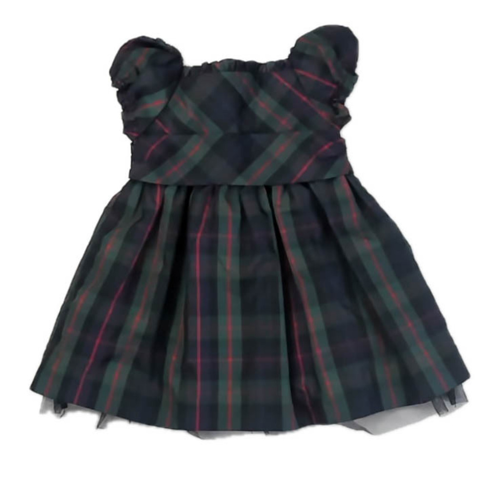 American Living Girls Green Plaid Dress size: 24 Months